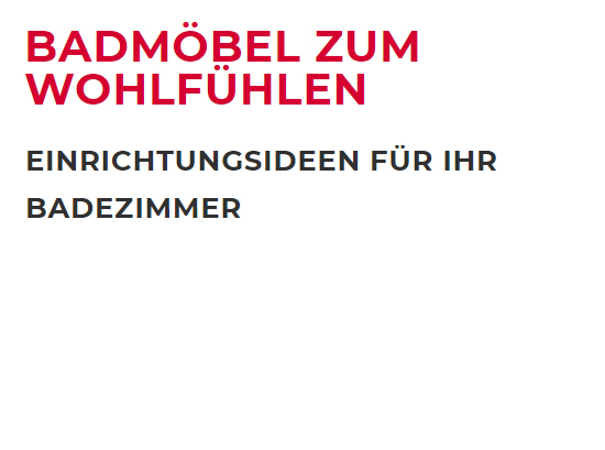 Badmöbel im Raum Zwickau