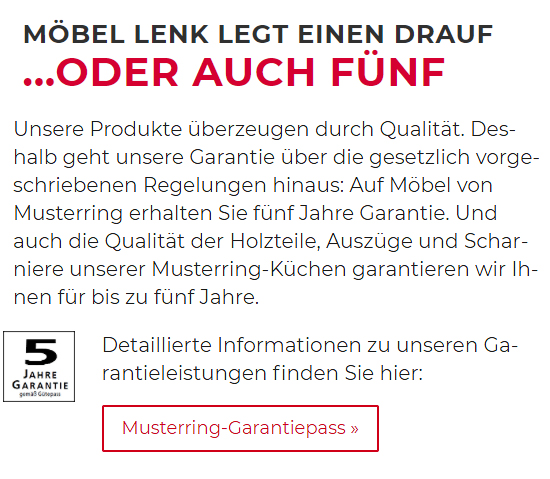 Garantie auf Möbel im Raum 08056 Zwickau